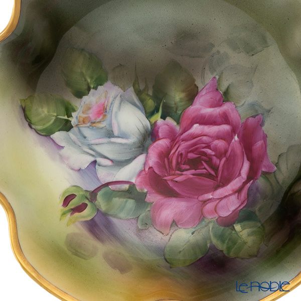 【1点限り】オールドノリタケ 金彩 薔薇文 ボウル 花型
