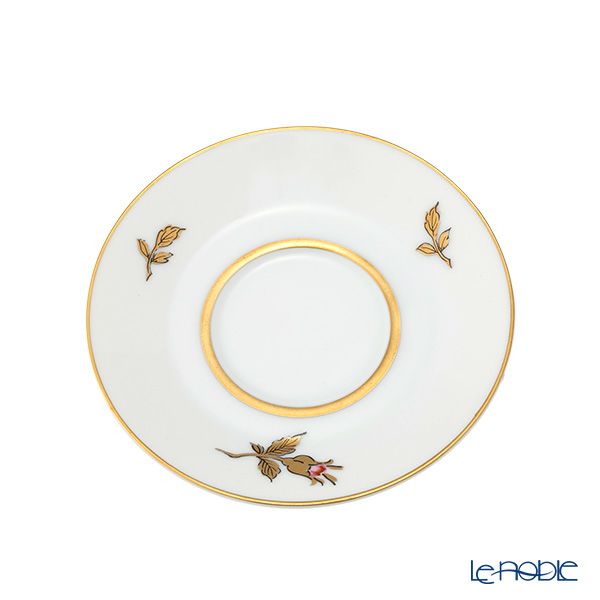 【1点限り】オールドノリタケ 金彩 薔薇文 デミタスカップ＆ソーサー 水色