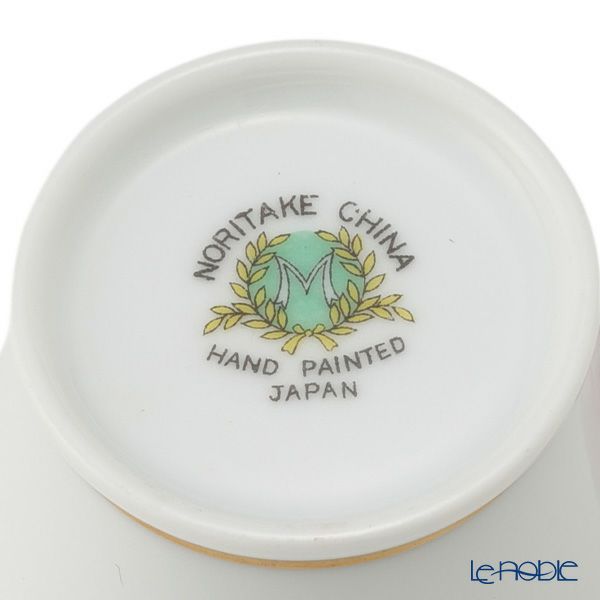 【1点限り】オールドノリタケ 金彩 薔薇文 デミタスカップ＆ソーサー ピンク