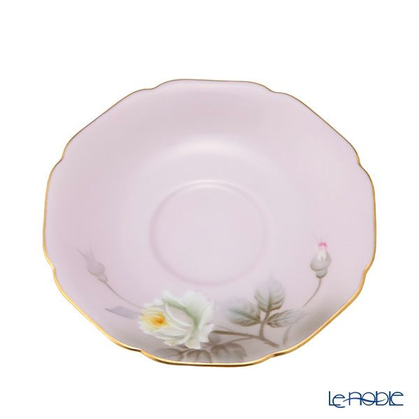 【1点限り】オールドノリタケ 金彩ピンク地 薔薇文 デミタスセット 5客揃え 15pcs 花型