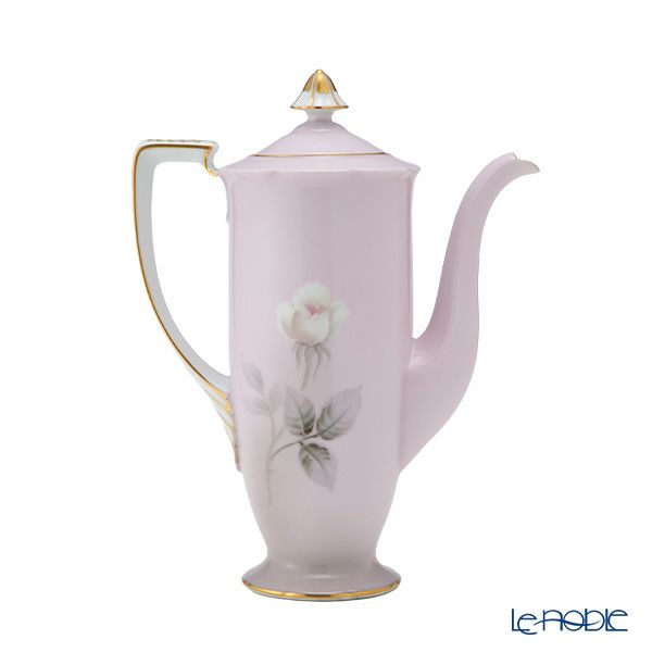 【1点限り】オールドノリタケ 金彩ピンク地 薔薇文 デミタスセット 5客揃え 15pcs 花型