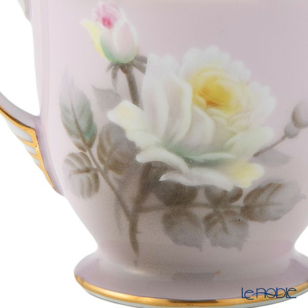 【1点限り】オールドノリタケ 金彩ピンク地 薔薇文 デミタスセット 5客揃え 15pcs 花型