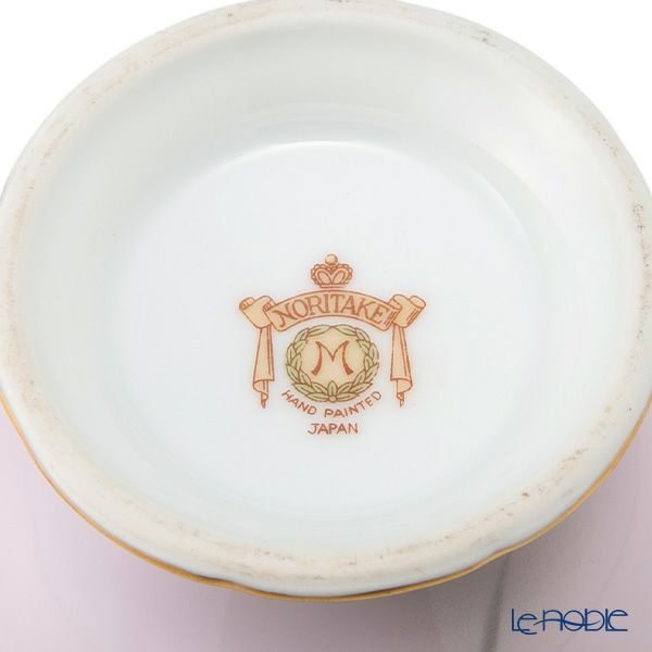 【1点限り】オールドノリタケ 金彩ピンク地 薔薇文 デミタスセット 5客揃え 15pcs 花型