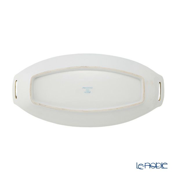 【1点限り】オールドノリタケ 金盛 白花葉模様 セロリーセット 7pcs