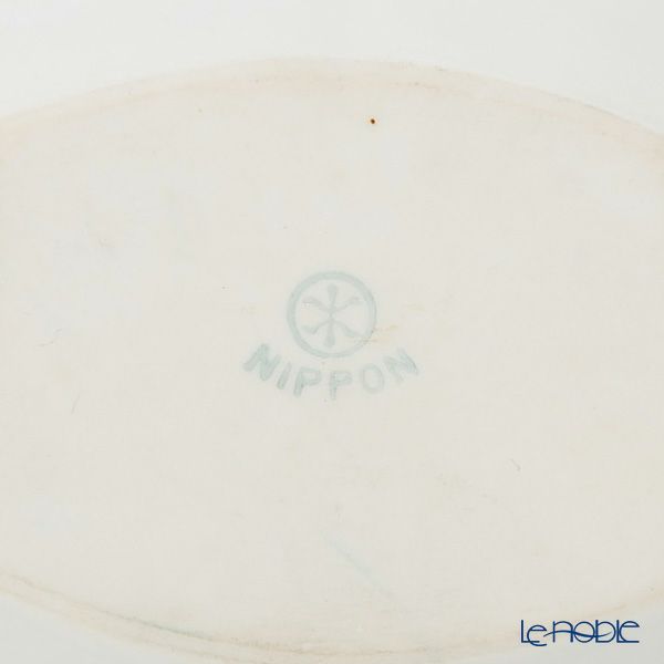 【1点限り】オールドノリタケ 金盛 白花葉模様 セロリーセット 7pcs