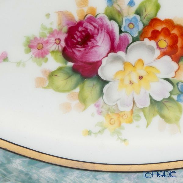 【1点限り】オールドノリタケ 金・ラスター彩 薔薇文 セロリーセット 7pcs