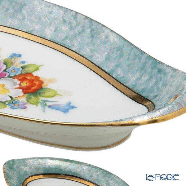 【1点限り】オールドノリタケ 金・ラスター彩 薔薇文 セロリーセット 7pcs