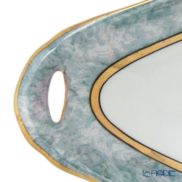 【1点限り】オールドノリタケ 金・ラスター彩 薔薇文 セロリーセット 7pcs