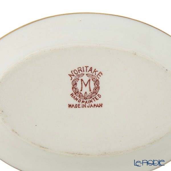 【1点限り】オールドノリタケ 金・ラスター彩 薔薇文 セロリーセット 7pcs