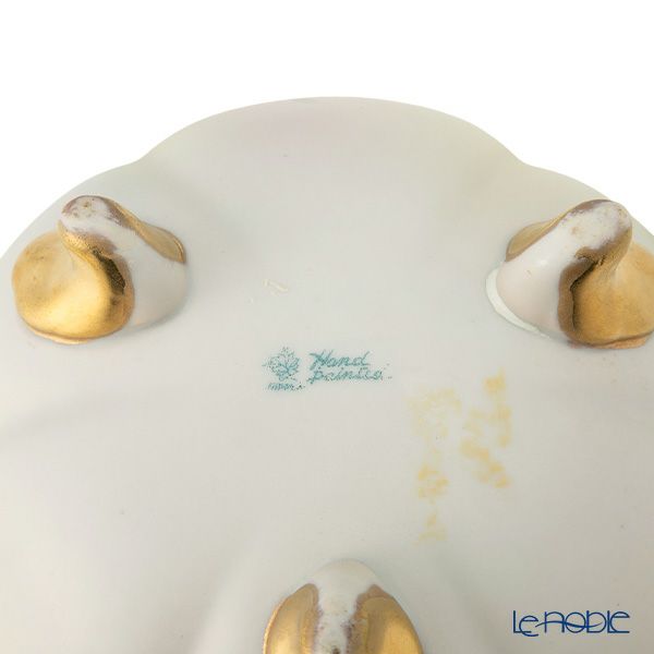 【1点限り】オールドノリタケ 艶消し 金盛ジュール カトレア文 小物入れ／菓子入れ 蓋物