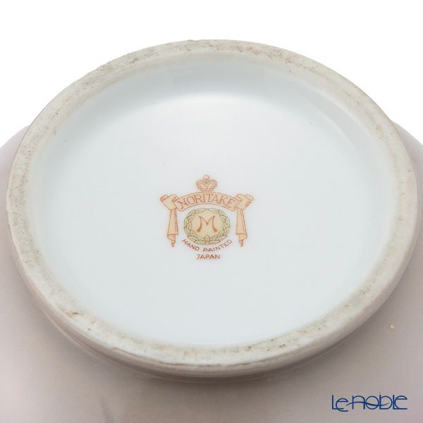 【1点限り】オールドノリタケ 金彩ピンク地 カーネション文 花瓶 両手付