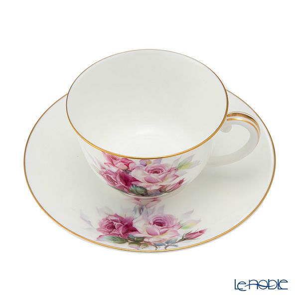 【1点限り】オールドノリタケ 金彩 薔薇文 ティーセット／デザートセット 6客揃え 23pcs