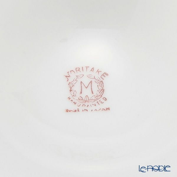 【1点限り】オールドノリタケ 青枠アールデコ 薔薇文 花瓶 ホーン型