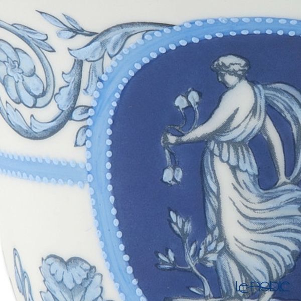 【1点限り】オールドノリタケ ウェッジウッド風 点盛り 窓絵女神文 小物入れ／ポプリ入れ 蓋付