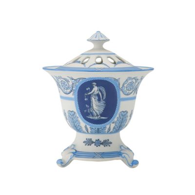 1点限り】オールドノリタケ ウェッジウッド風 点盛り 窓絵女神文 小物