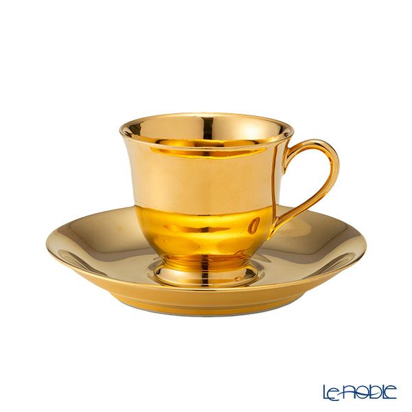 【1点限り】オールドノリタケ 金蒔き デミタスカップ＆ソーサー