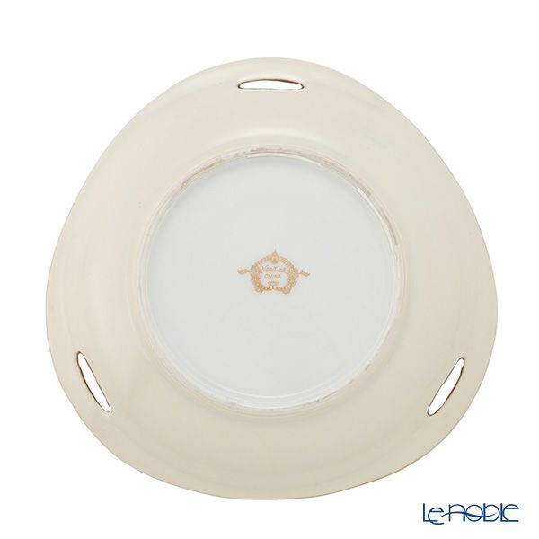 【1点限り】オールドノリタケ 金エッチング花葉模様 ボウル 3つ取っ手付