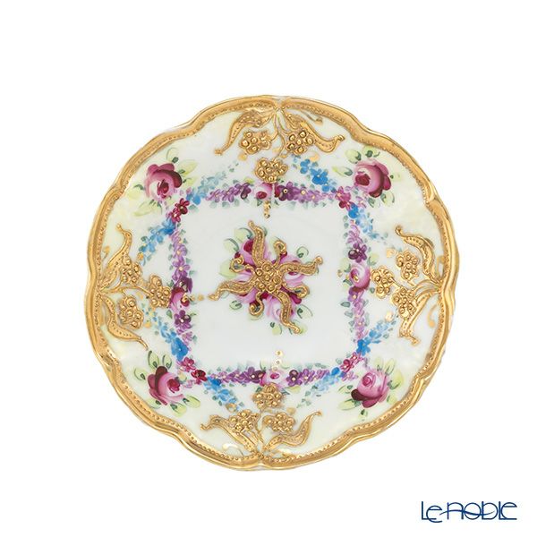 【1点限り】オールドノリタケ 金点盛り 小薔薇 葡萄文 ミニボウル 花型