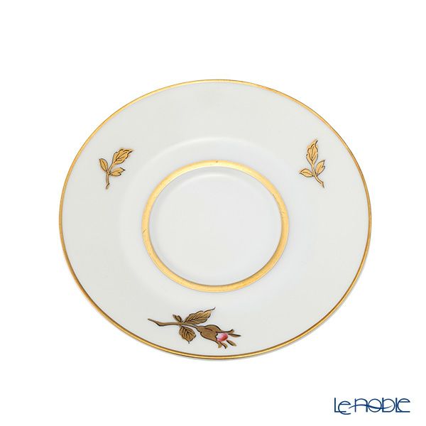 【1点限り】オールドノリタケ 金彩 薔薇文 デミタスカップ＆ソーサー 水色