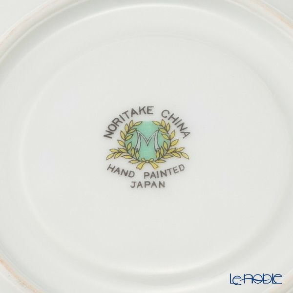 【1点限り】オールドノリタケ 金彩 薔薇文 デミタスカップ＆ソーサー 水色