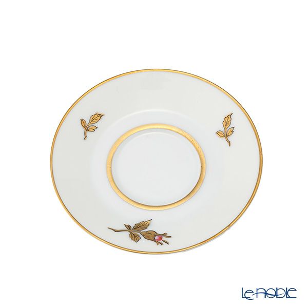 【1点限り】オールドノリタケ 金彩 薔薇文 デミタスカップ＆ソーサー 黄色