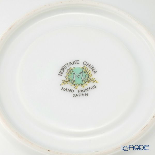 【1点限り】オールドノリタケ 金彩 薔薇文 デミタスカップ＆ソーサー 黄色