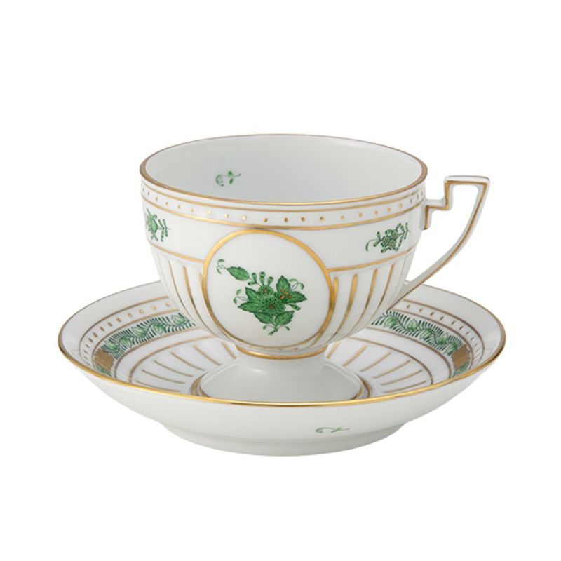 ヘレンド ヴィクトリア・ブーケ VBO ティーカップ＆ソーサー 04459-0-00