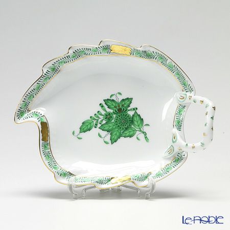 ヘレンド アポニーグリーン 00205-0-00 リーフディッシュ 15cm