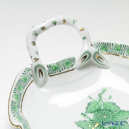 ヘレンド アポニーグリーン 00205-0-00 リーフディッシュ 15cm