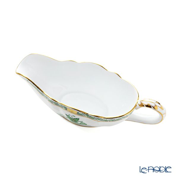 ヘレンド アポニーグリーン AV 00217-0-00 ソースボート