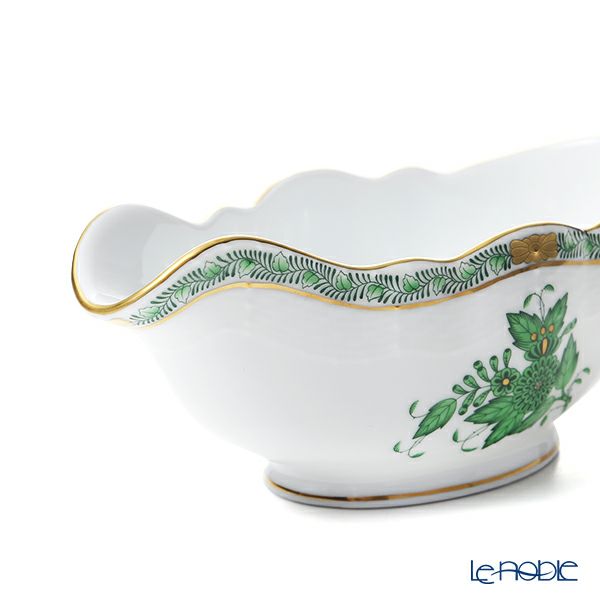 ヘレンド アポニーグリーン AV 00217-0-00 ソースボート