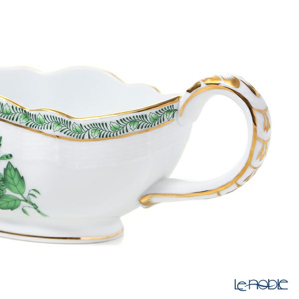 ヘレンド アポニーグリーン AV 00217-0-00 ソースボート