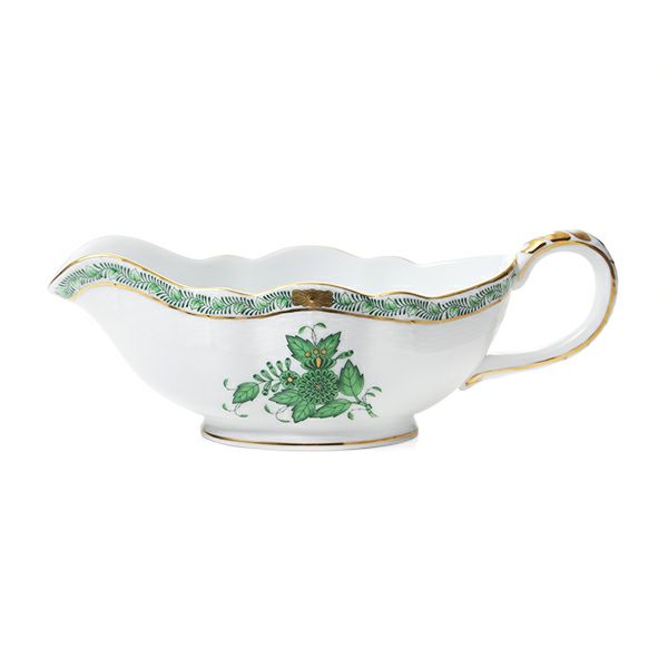 ヘレンド アポニーグリーン AV 00217-0-00 ソースボート