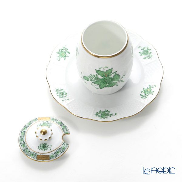 ヘレンド アポニーグリーン 00242-7-15 マスタードポット ボタン