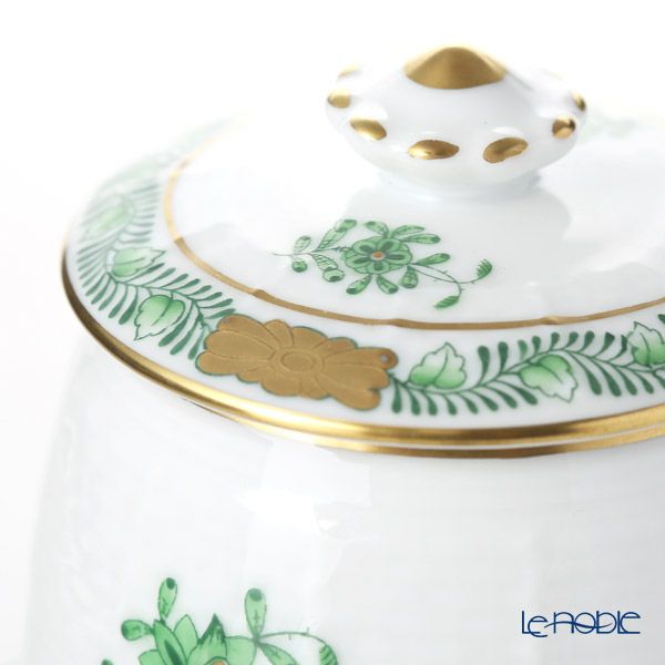 ヘレンド アポニーグリーン 00242-7-15 マスタードポット ボタン