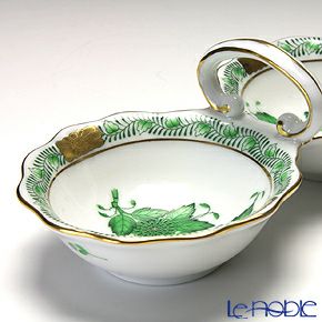 ヘレンド アポニーグリーン 00253-0-00 ジャム・マーマレード 14cm