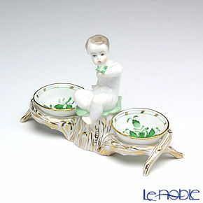 ヘレンド アポニーグリーン 00258-0-01 エンジェルセラー 14cm