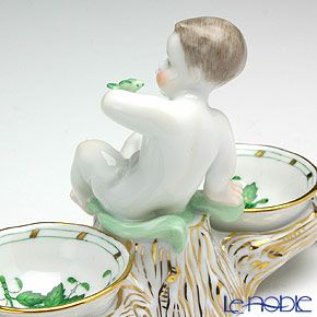 ヘレンド アポニーグリーン 00258-0-01 エンジェルセラー 14cm