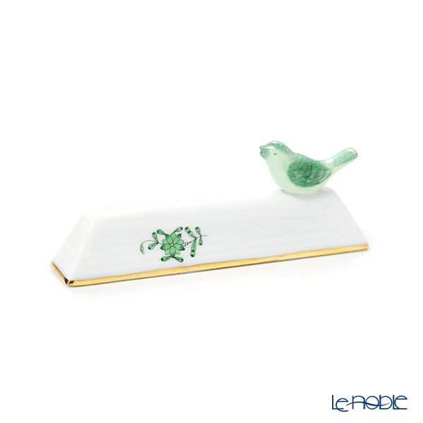 ヘレンド アポニーグリーン 00276-0-05 ナイフレスト バード