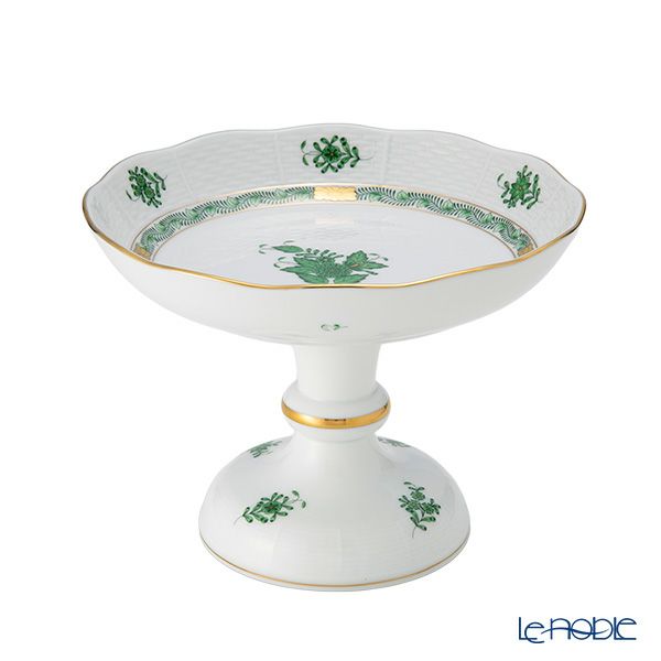 ヘレンド アポニーグリーン AV フルーツスタンド 00313-0-00