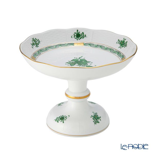 ヘレンド アポニーグリーン AV フルーツスタンド 00313-0-00