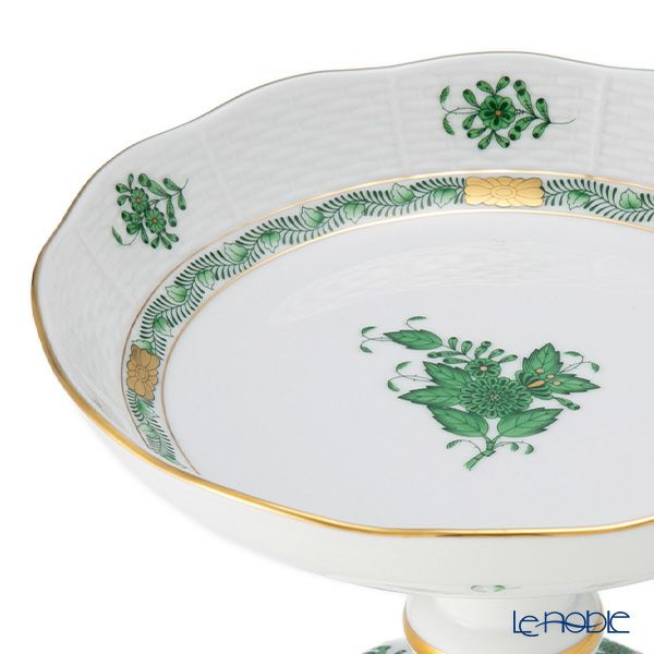 ヘレンド アポニーグリーン AV フルーツスタンド 00313-0-00