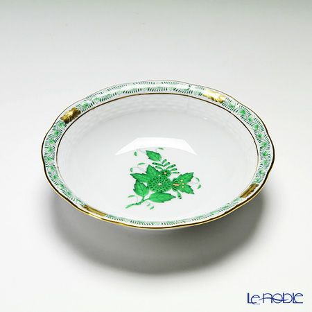 ヘレンド アポニーグリーン 003290-0-00 フルーツボウル 14.5cm