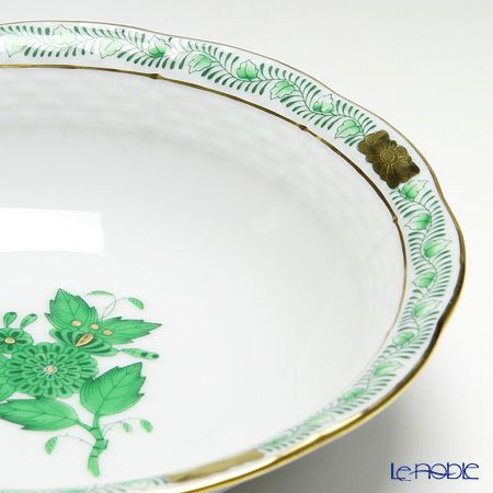 ヘレンド アポニーグリーン 003290-0-00 フルーツボウル 14.5cm