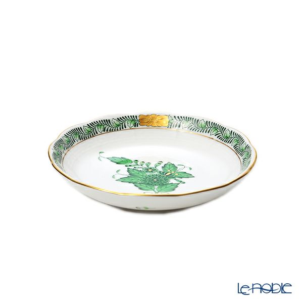 ヘレンド アポニーグリーン 00332-0-00 スモールディッシュ 10.5cm