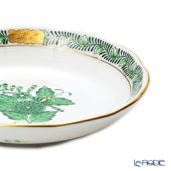 ヘレンド アポニーグリーン 00332-0-00 スモールディッシュ 10.5cm