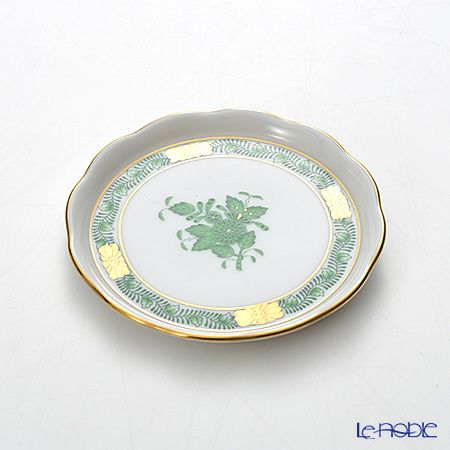 ヘレンド アポニーグリーン 00341-0-00 コースター10cm