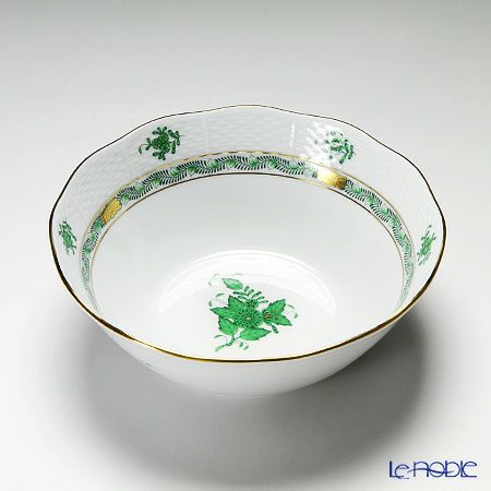 ヘレンド アポニーグリーン 00360-0-00 ボウル 20cm