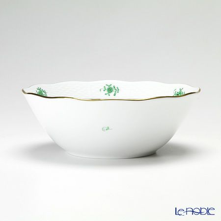 ヘレンド アポニーグリーン 00360-0-00 ボウル 20cm