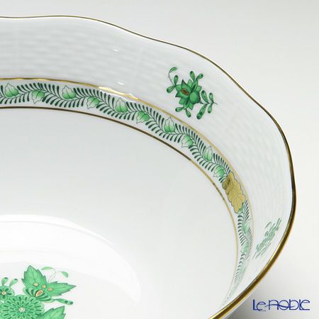 ヘレンド アポニーグリーン 00360-0-00 ボウル 20cm